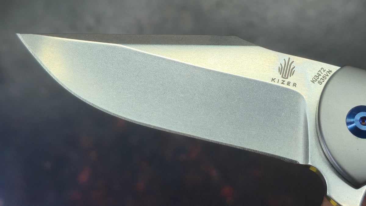 Kizer Ursa Minor Titanium Handle S35VN Blade