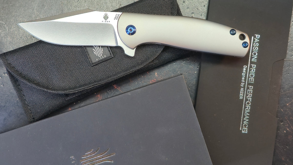 Kizer Ursa Minor Titanium Handle S35VN Blade