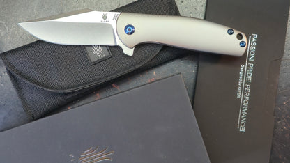 Kizer Ursa Minor Titanium Handle S35VN Blade