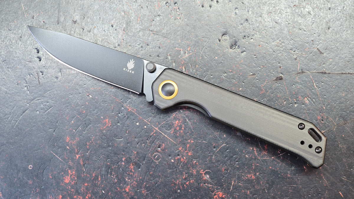 Kizer Begleiter2 Carbon Fiber Handle N690 Blade
