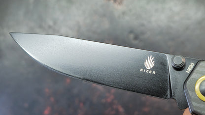 Kizer Begleiter2 Carbon Fiber Handle N690 Blade
