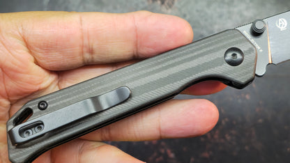 Kizer Begleiter2 Carbon Fiber Handle N690 Blade