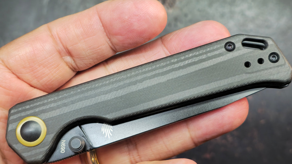 Kizer Begleiter2 Carbon Fiber Handle N690 Blade