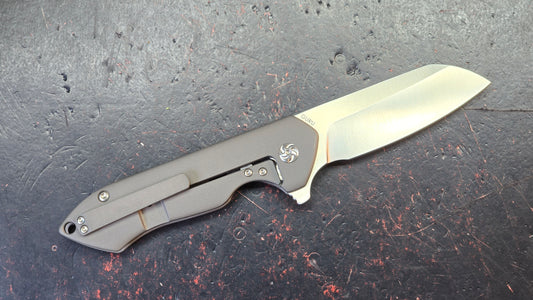 Kizer Guru Titanium Handle S35VN Blade