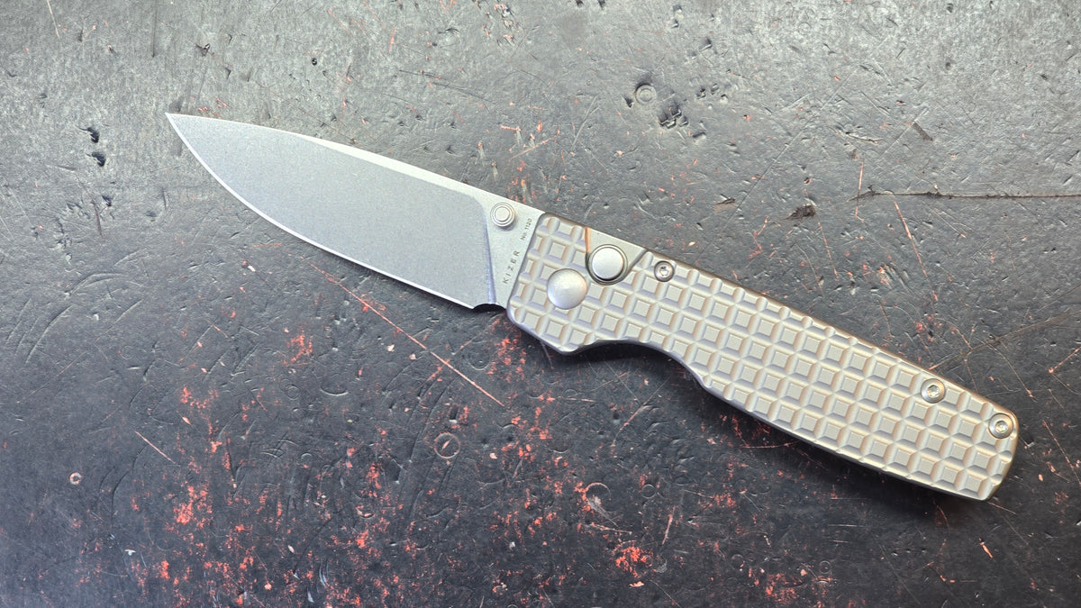 Kizer Original XL Frag Titanium Handle S35VN Blade