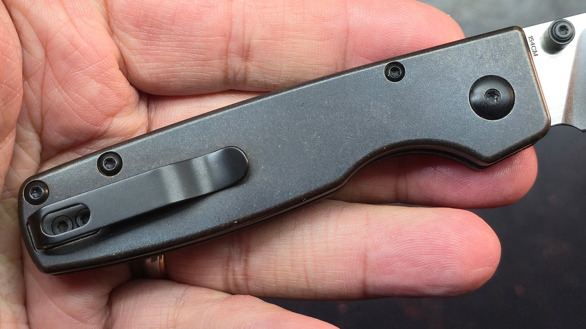 Kizer Original Copper Handle 154CM Blade