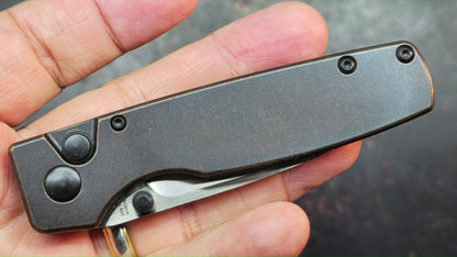 Kizer Original Copper Handle 154CM Blade