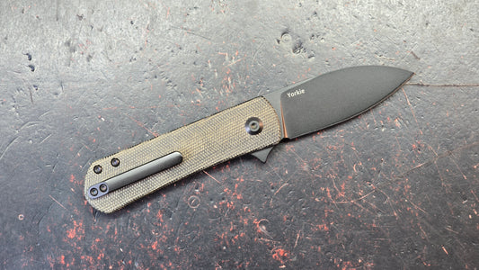 Kizer Yorkie Micarta Handle M390 Blade