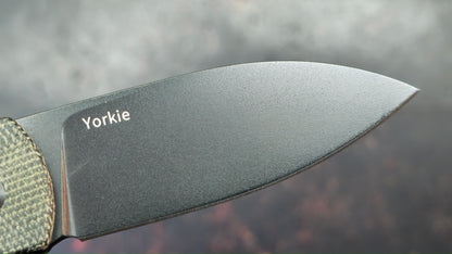 Kizer Yorkie Micarta Handle M390 Blade