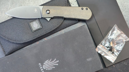 Kizer Yorkie Micarta Handle M390 Blade