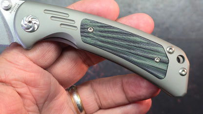 Kizer Corto Titanium Handle S35VN Blade