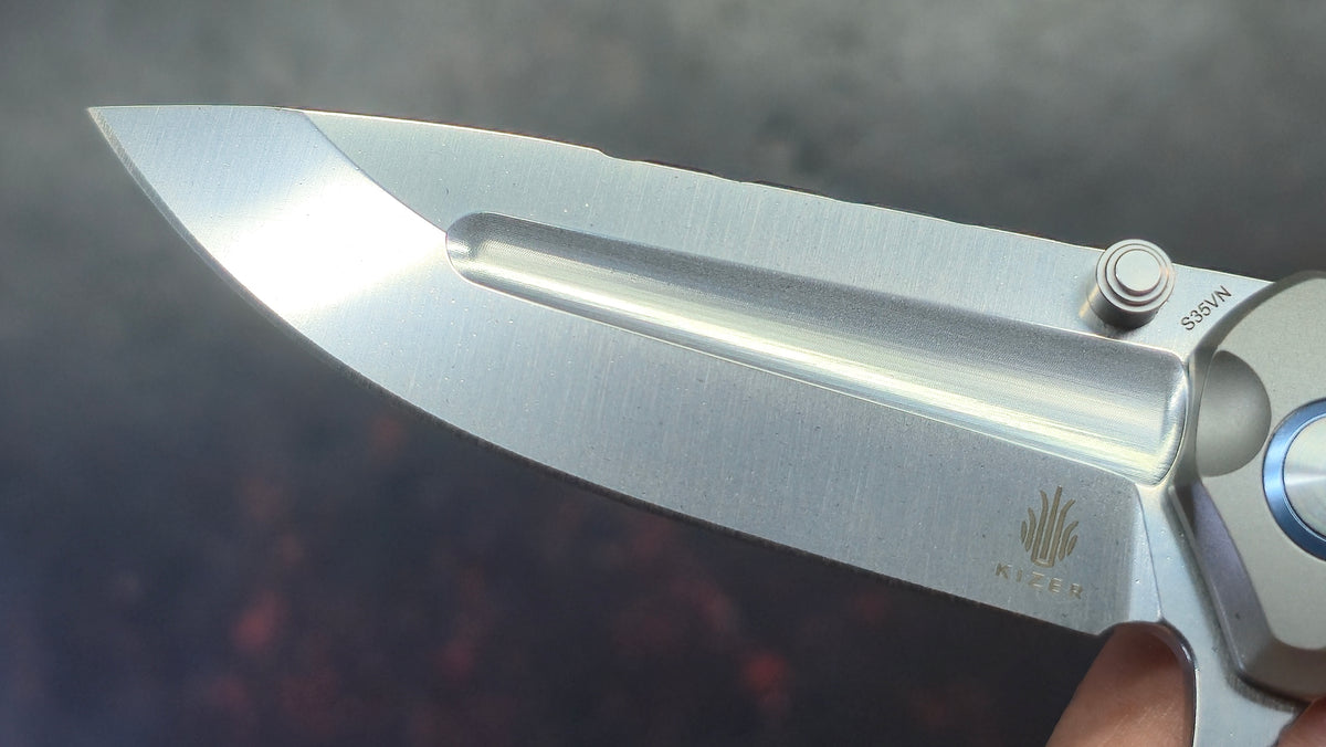 Kizer TI'an Titanium Handle S35VN Blade