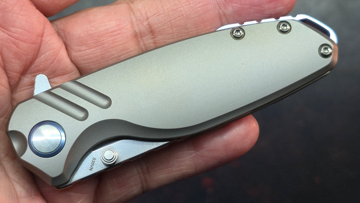 Kizer TI'an Titanium Handle S35VN Blade