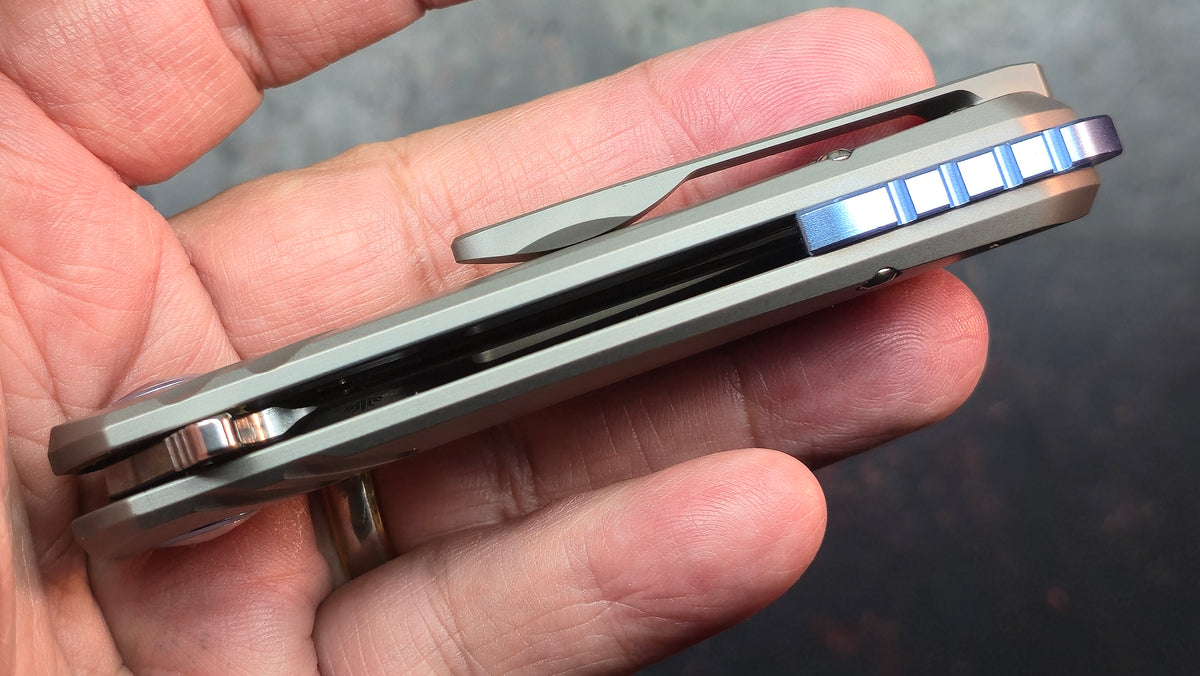 Kizer TI'an Titanium Handle S35VN Blade