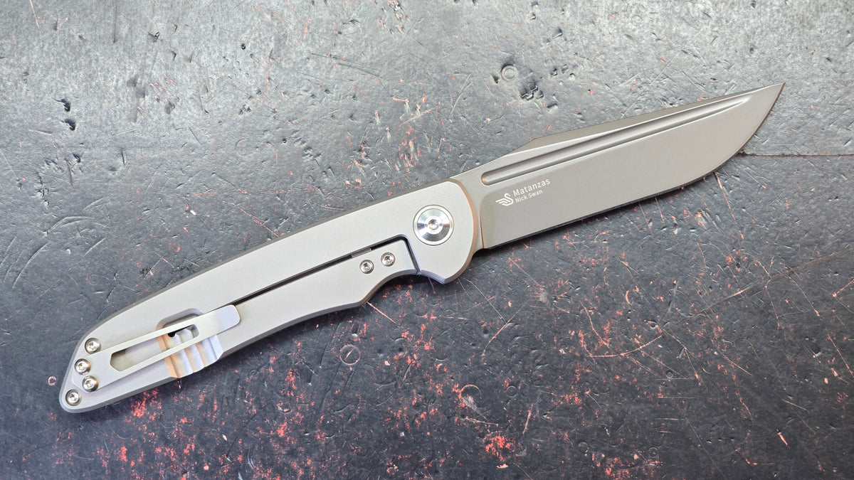 Kizer Matanzas Titanium Micarta Handle S35VN Blade