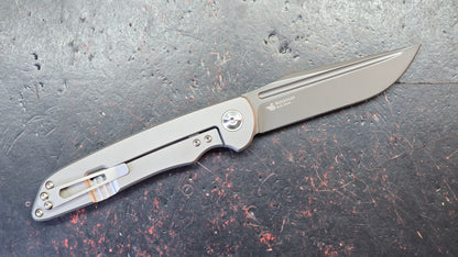 Kizer Matanzas Titanium Micarta Handle S35VN Blade