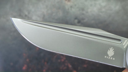 Kizer Matanzas Titanium Micarta Handle S35VN Blade