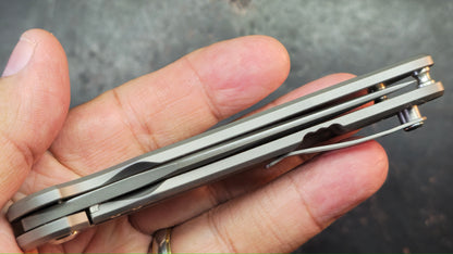 Kizer Matanzas Titanium Micarta Handle S35VN Blade
