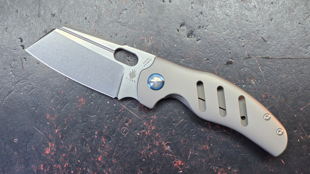 Kizer C01C Titanium Handle S35VN Blade