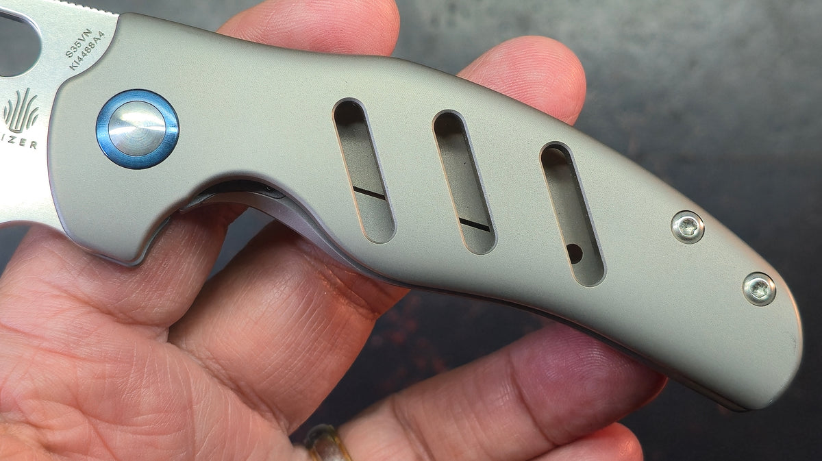 Kizer C01C Titanium Handle S35VN Blade