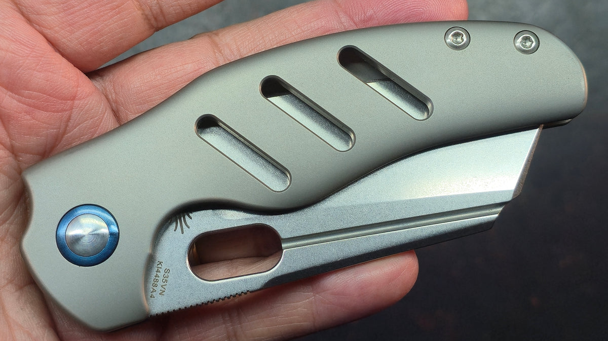 Kizer C01C Titanium Handle S35VN Blade