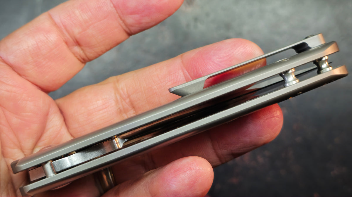 Kizer C01C Titanium Handle S35VN Blade