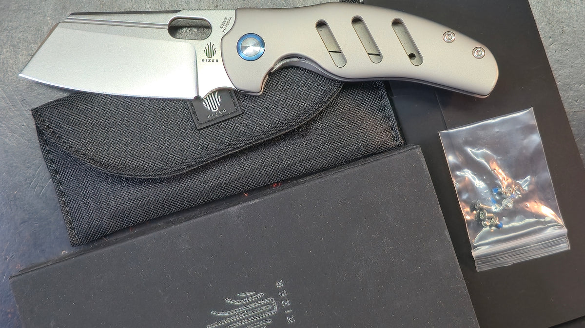Kizer C01C Titanium Handle S35VN Blade