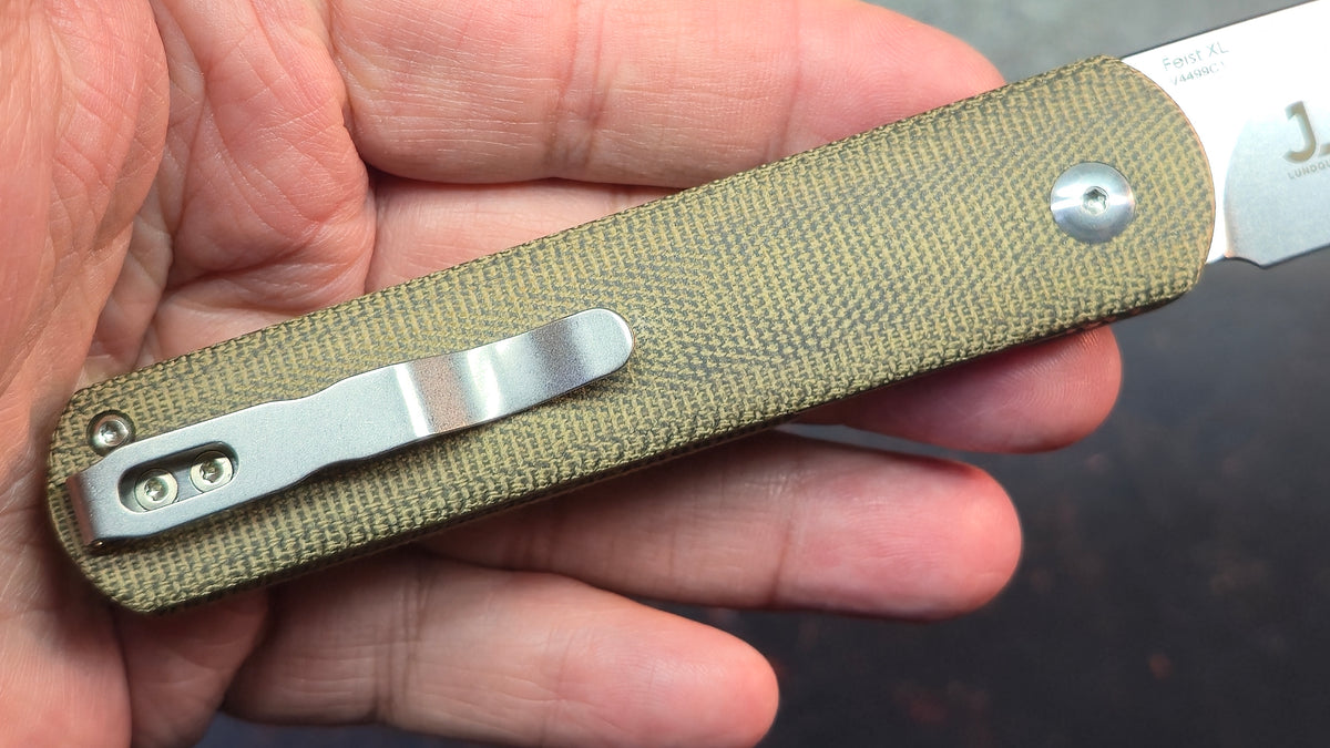 Kizer Feist (XL) Micarta Handle 154CM Blade