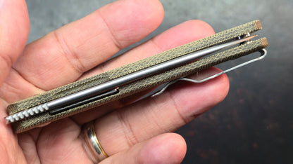 Kizer Feist (XL) Micarta Handle 154CM Blade