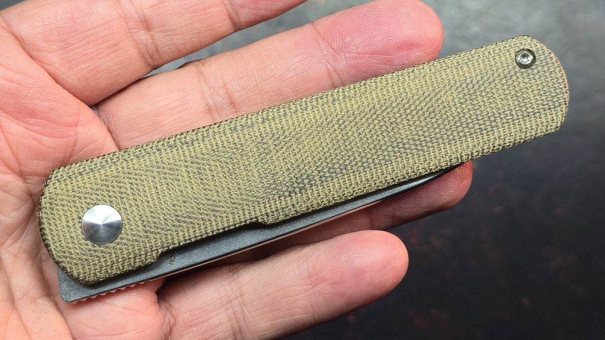 Kizer Feist (XL) Micarta Handle 154CM Blade