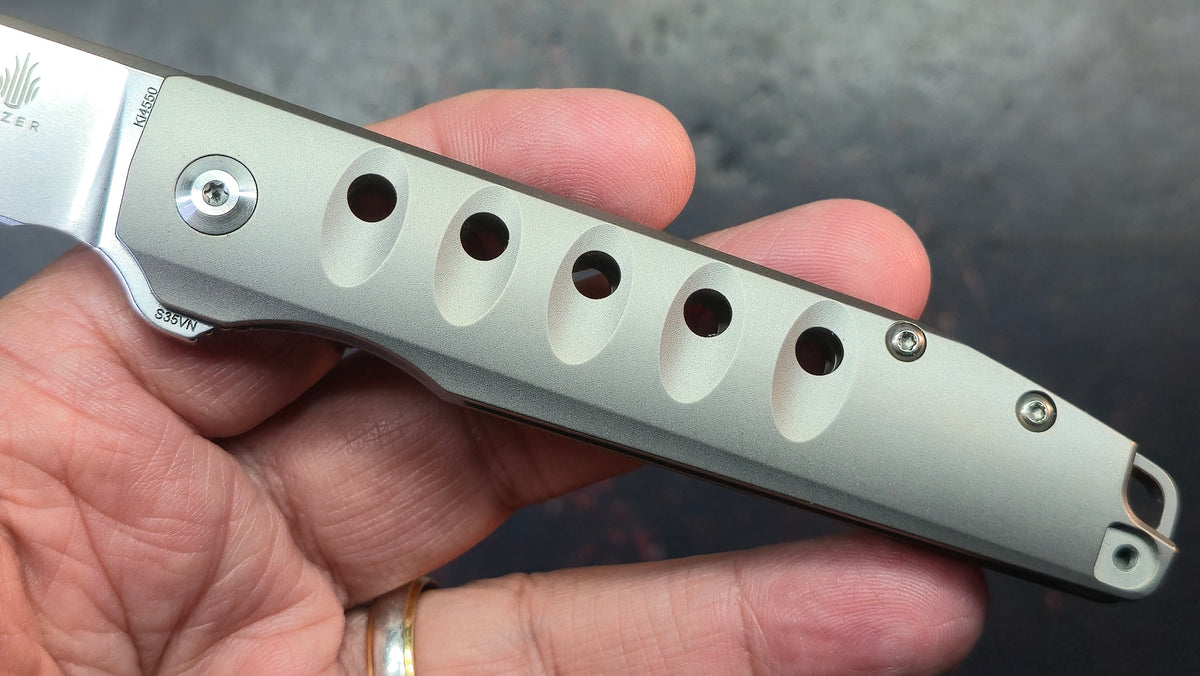 Kizer Noble Titanium Handle S35VN Blade