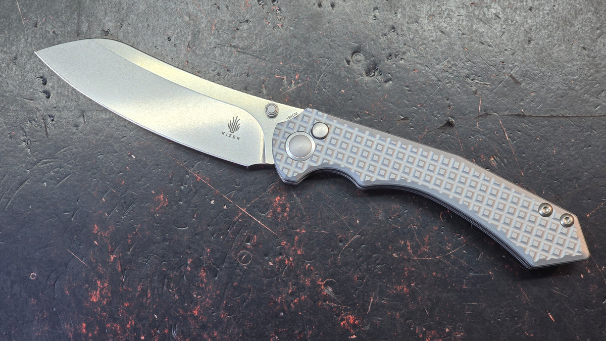 Kizer Clairvoyant Frag Aluminum Handle 154CM Blade