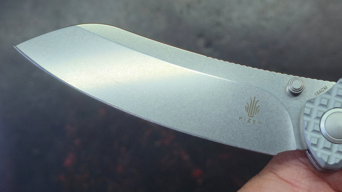 Kizer Clairvoyant Frag Aluminum Handle 154CM Blade