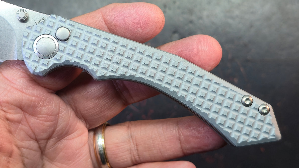 Kizer Clairvoyant Frag Aluminum Handle 154CM Blade