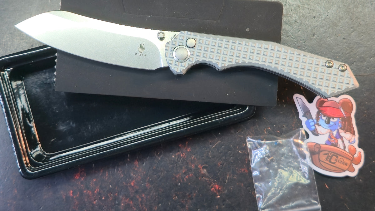 Kizer Clairvoyant Frag Aluminum Handle 154CM Blade