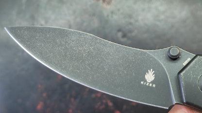 Kizer Doberman Titanium Handle S35VN Blade