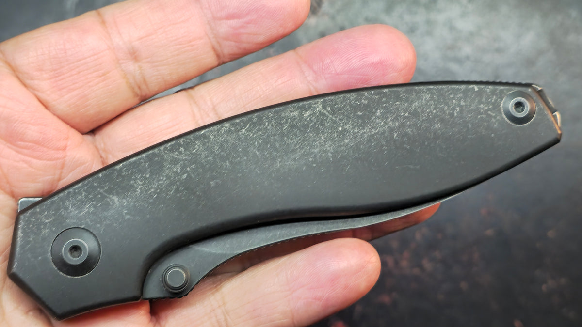 Kizer Doberman Titanium Handle S35VN Blade