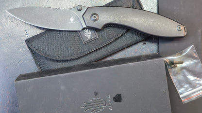 Kizer Doberman Titanium Handle S35VN Blade