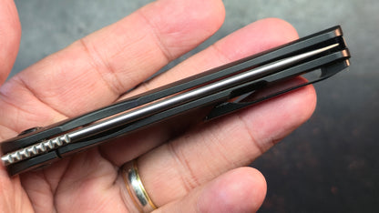 Kizer Latt Vind Titanium Handle S35VN Blade