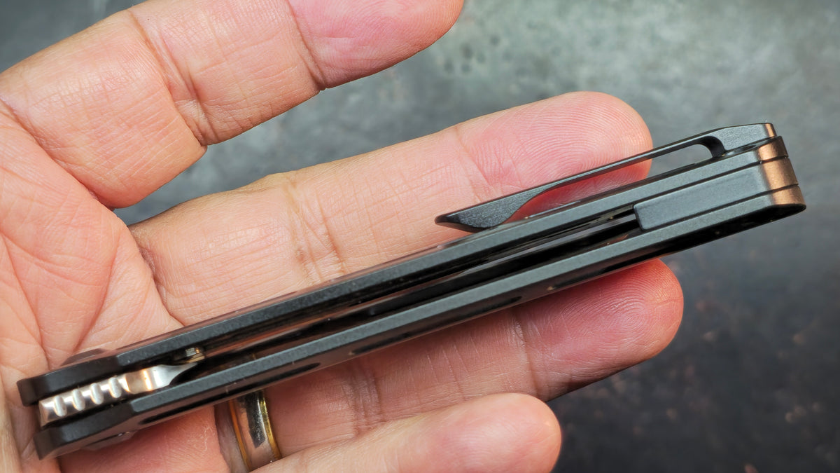 Kizer Latt Vind Titanium Handle S35VN Blade