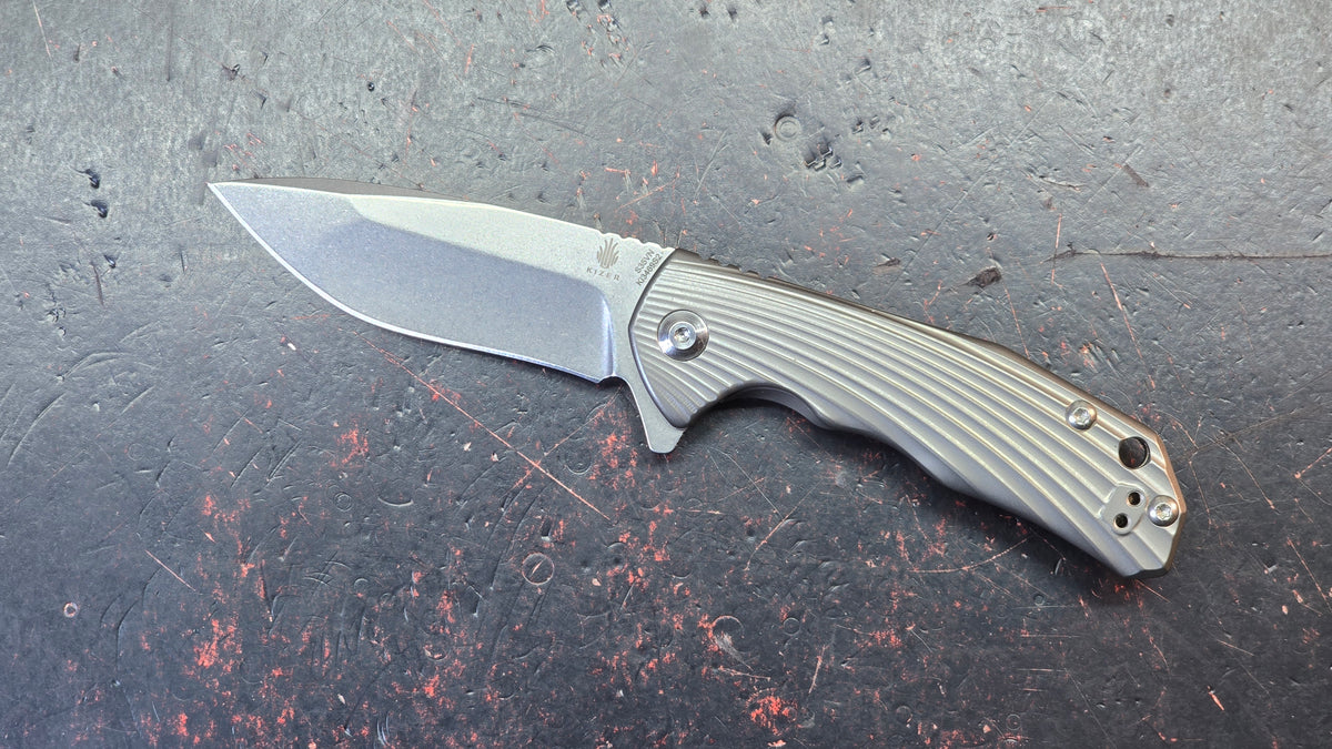 Kizer Shoal Titanium Handle S35VN Blade