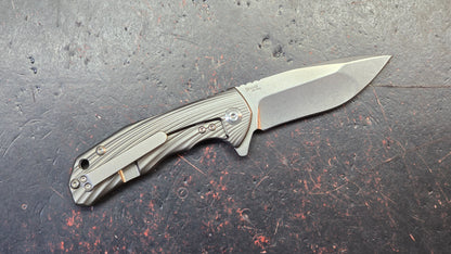 Kizer Shoal Titanium Handle S35VN Blade