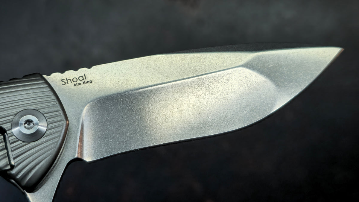 Kizer Shoal Titanium Handle S35VN Blade