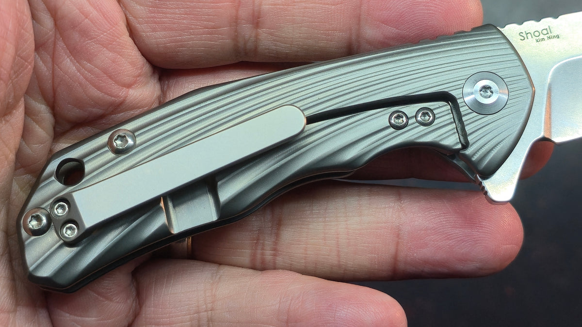 Kizer Shoal Titanium Handle S35VN Blade