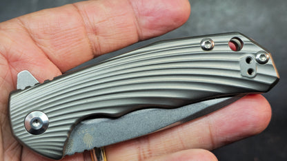 Kizer Shoal Titanium Handle S35VN Blade