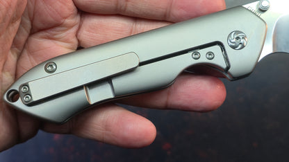 Kizer Guru Titanium Handle S35VN Blade