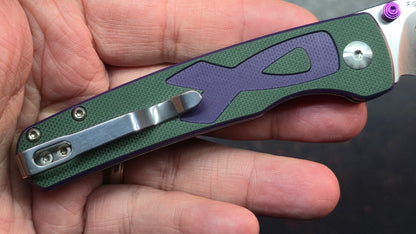Kizer Fighter G10 Handle 154CM Blade