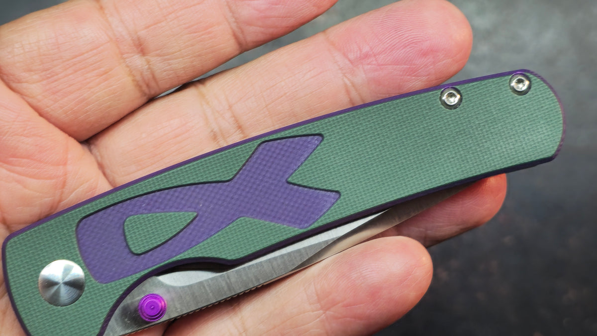 Kizer Fighter G10 Handle 154CM Blade
