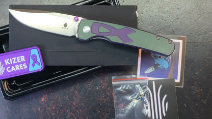 Kizer Fighter G10 Handle 154CM Blade