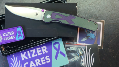 Kizer Fighter G10 Handle 154CM Blade